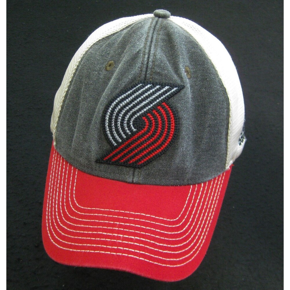 Portland Trail Blazers Adidas Men's Baseball Cap Mesh Trucker Hat Adult Snapback